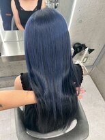 シイム(CYM)&nbsp;艶髪サファイアブルー/ストレート/セミロング