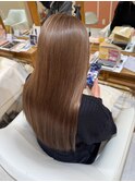 ミルクティーベージュ×ロング11.07オリーブグレー