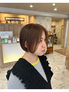 【小顔似合わせカット】30代40代50代ショートボブ/ボブ/髪質改善