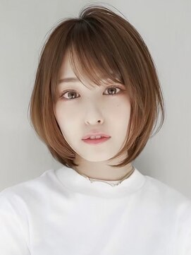 ギークス(GEEKS) 【GEEKS渋谷】くびれボブ/レイヤーボブ/小顔/冬カラー/20代30代