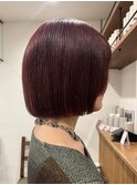 暖色ボブ