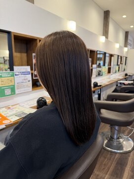 リーフ 福岡宇美店(LeaF) 透明感ブラウンカラー