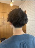 メンズカット/フェザーパーマ/ニュアンスパーマ/フェード/眉毛