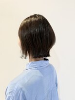 ケークリエイティブコード(K creative COrDE) 透け感ダークアッシュボブ