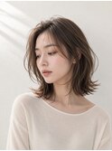 大人くびれミディ×無造作レイヤー