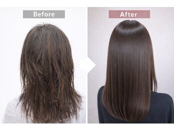 チェリッシュ(Cherish)の写真/うねり、広がり、パサつき…くせ毛の悩みをまとめて解決！あなたの髪本来の美しさを引き出すヘアケア体験♪