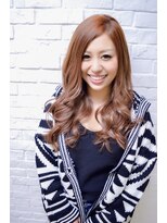 ヘアーエクステンド エフ 渋谷(f)&nbsp;オレンジロングエクステスタイル