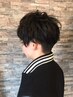 【Men's再来】　カット + 似合わせパーマ