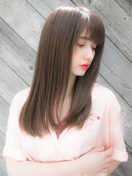 ルティア(Lutia) ナチュラル縮毛矯正 似合わせカット シースルーバング