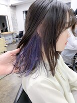 ヴェルダ 池袋店(verda)&nbsp;隠れインナーカラー×小顔ロブ