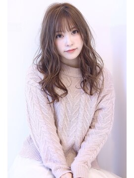 オーロ 宝塚店(ORO) 【ことりベージュ小顔ブランジュグラマラスくせ毛風毛先パーマ】