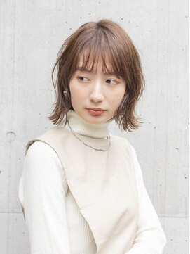 メイクス 表参道(MAKE'S omotesando) 切りっぱなしbob × シースルーバング黒髪でもOK