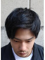 リレーションメンズヘアー(RELATION MEN'S HAIR) ＜メンズ＞キレイ目ミディアムスタイル／カルマパーマ