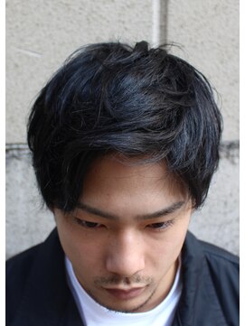 リレーションメンズヘアー(RELATION MEN'S HAIR) <メンズ>キレイ目ミディアムスタイル/カルマパーマ