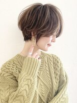 アンド ストーリーズ(&STORIES)&nbsp;大人可愛い耳掛けショート20代30代40代ハイライトカラー