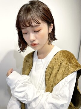 レトン 銀座(leton) 外ハネ/テラコッタ/ミニウルフ/くすみブルー[東銀座/銀座]