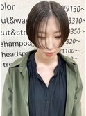 【morio札幌】札幌ショート 大人かわいい黒髪ハンサムショート