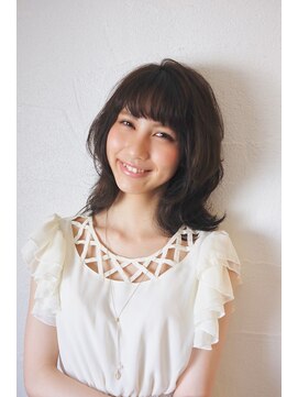 クラク 笹塚店(KURAKU) 外ハネボブこなれミディくびれヘアケアカラー20代30代40代