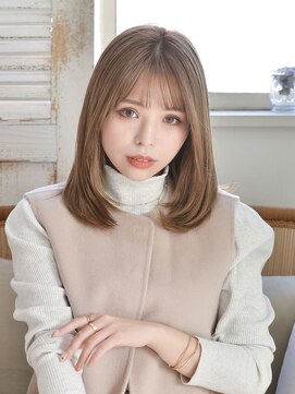 ロアー 葛西店(RAWR hair) 【RAWR】大人可愛い_薄めバング_小顔モテ髪