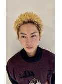 スパイキーショ－トケアブリーチカラーメンズベリーショート