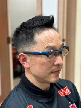 アポロカットステージ 相模大野店 アップバング/ツーブロックマッシュ<理容室>[メンズ/相模大野]