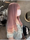 ホワイトピンク　ペールピンク