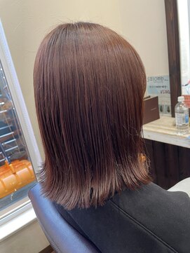 ヘアーショップアミティ オレンジカラー