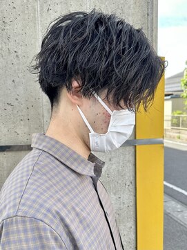 ニアウ 高崎店(Niau) ツイストスパイラルパーマメンズパーマセンターパート高崎群馬