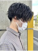 ツイストスパイラルパーマメンズパーマセンターパート高崎群馬