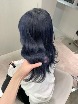 ジェム(GEM) ネイビーカラー◎ブリーチ1回