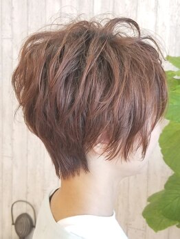 【半田市】こだわりのカットで持ちがよく,まとまるショートヘアに♪カットしながら似合わせstyleが叶う◎