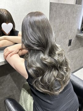 エースヘアー(A.hair) オリーブグレージュ/レイヤーカット/髪質改善トリートメント