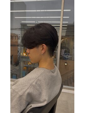 スキルアイマ(SKILL ima) 曲がる縮毛　センターパート