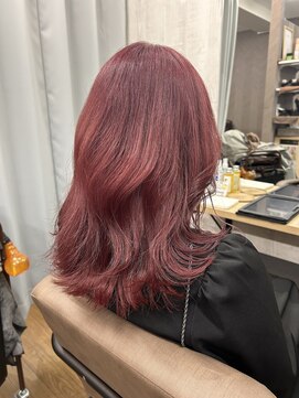 テーラヘアー 稲毛店(TELA HAIR) ブリーチ1回ピンクラベンダー
