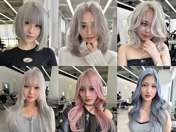 エゴル ナゴヤサカエ(ENGOL NAGOYA SAKAE)の写真/360°“可愛く見える黄金バランス”誰もが羨むデザインカラーを体感★他では出せないハイトーンならココで!