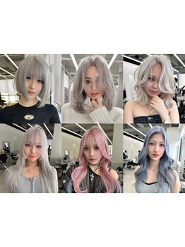 360°“可愛く見える黄金バランス”誰もが羨むデザインカラーを体感★他では出せないハイトーンならココで!