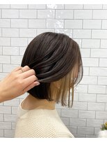 ループウエスト(LOOP WEST)&nbsp;ボブ×インナーベージュ