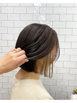 ループウエスト(LOOP WEST) ボブ×インナーベージュ