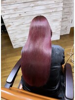 アウラ 近鉄八尾駅前店(Aura)&nbsp;カット×イルミナカラー×UPTOGLOSS髪質改善  近鉄八尾