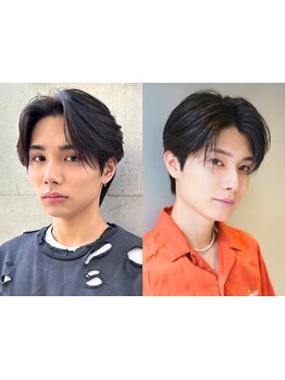 【学割U24】学生とは思えない雰囲気のあるメンズヘアに演出する似合わせ技術が大好評*〔ニュアンスパーマ〕