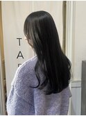 暗髪カラー/オリーブグレー/透明感カラー/金沢市美容室