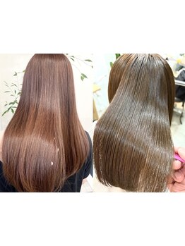 <髪のダメージ補修>髪の状態に合わせて,適切なトリートメントをご提案◎[八事/髪質改善/白髪染め/学割U24] 