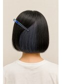 パープル×ブラックのツートンカラー