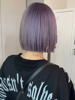 ラフ 新宿(Laff) 20代30代切りっぱなしボブ/縮毛矯正/ブリーチ/ハイトーン