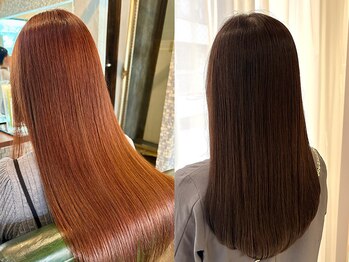 ハーティム 代官山 恵比寿(Heartim)の写真/「髪、キレイすぎる!」と周りから褒められる★ダメージレス髪質改善カラーで潤いと艶に満ちた美髪へ!白髪◎