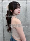 アレンジしてカワイイ盛れるお顔周りカット◎