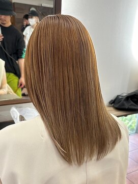 オブジェ ナチュレ(OBJE’T nature) ブラウンベージュ/セミロング