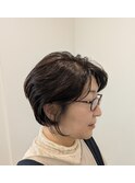大人女性ナチュラルショートグラボブ