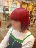 逆インナーカラー★RED