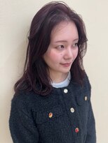 美容室ヒラトヤ 都南店&nbsp;アップバング☆ゆるふわ無造作カールナチュラルブラウン